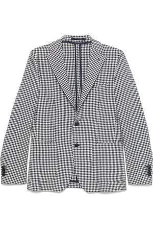 TAGLIATORE Hundtandsmönstrad blazer