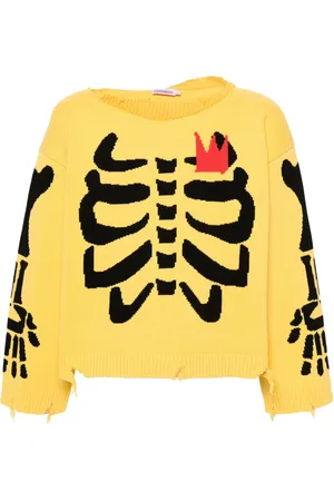 Charles Jeffrey Loverboy Intarsiastickad tröja