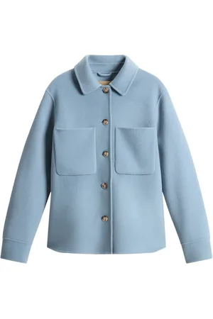 Woolrich överskjorta i ull med knäppning