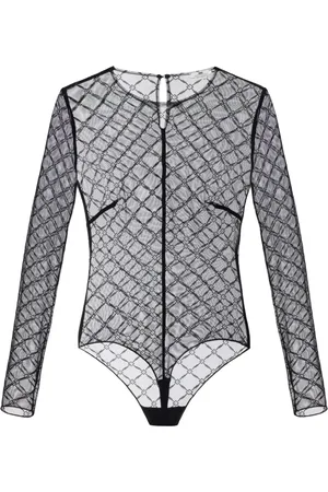 Elisabetta Franchi Tyllbody i jacquard
