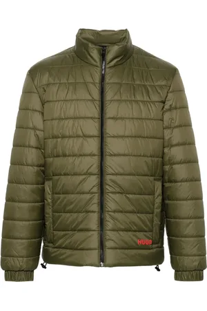 HUGO BOSS Vadderad jacka med logotyp