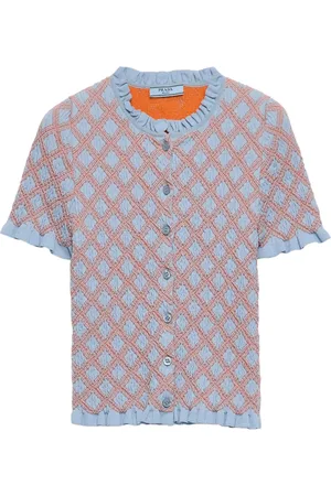 Prada Mönstrad kofta i jacquard