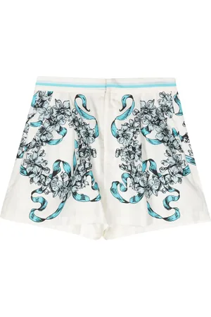 Cynthia Rowley Blommiga sidenshorts
