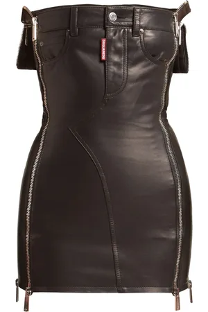 Dsquared2 Miniklänning i skinn