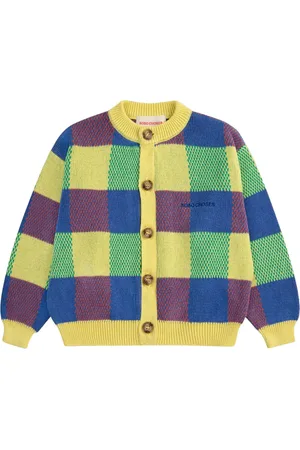Bobo Choses Vichy kofta i jacquard