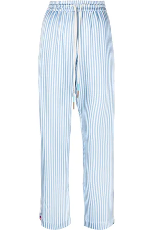 MIRA MIKATI X Javier Calleja randiga satinbyxor