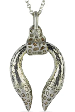 PARTS OF FOUR Hathor diamanthalsband i 10K vitguld