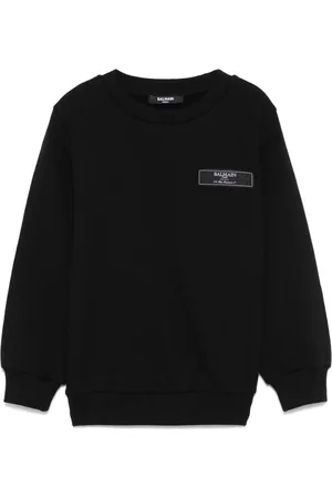 Balmain Sweatshirt med logotypmärke