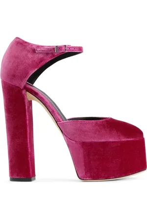 Giuseppe Zanotti Bebe pumps i sammet 150 mm