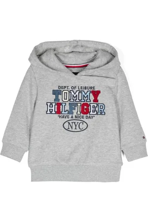 Tommy Hilfiger Hoodie med broderad logotyp