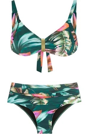 Lygia & Nanny Anne bikini med lövtryck