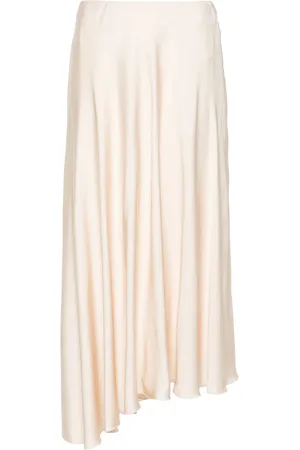 PESERICO SIGN Asymmetrisk kjol i satin