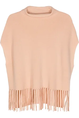 Patrizia Pepe Poncho med tofsar