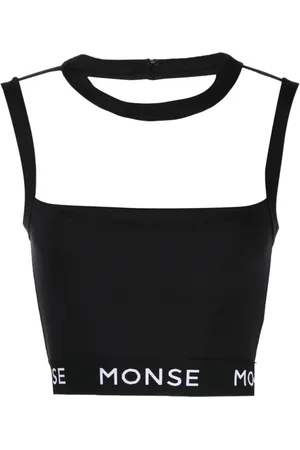 MONSE Croptop med logotyppanel