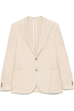LUIGI BIANCHI MANTOVA Blazer med struktur