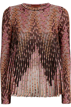 Missoni Randig plisserad tröja