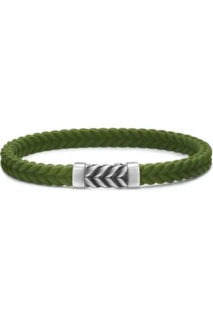 David Yurman Chevron armband i sterlingsilver (6 mm)