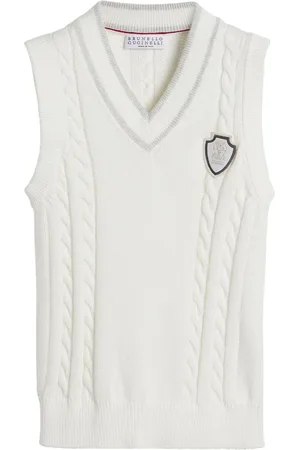 Brunello Cucinelli Stickad väst