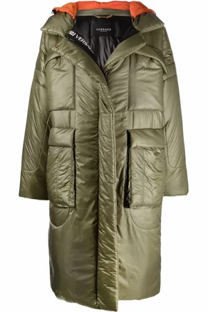 VERSACE Puffjacka med huva