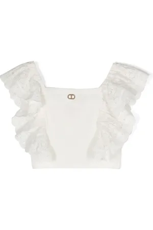 Twin-Set Blus med volangdetalj