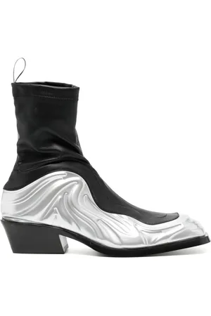 VERSACE Solare läderstövlar