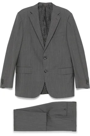 corneliani Randig kostym