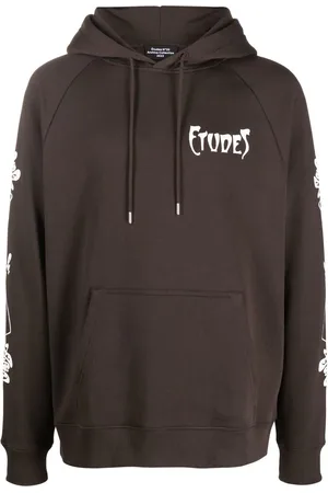 Etudes Racing Paris hoodie med logotyp