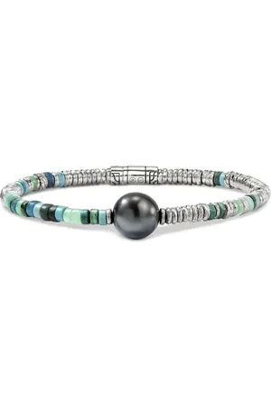 John Hardy Heishi pärlarmband i sterlingsilver