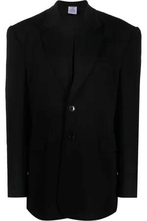 Vetements Vadderad enkelknäppt blazer