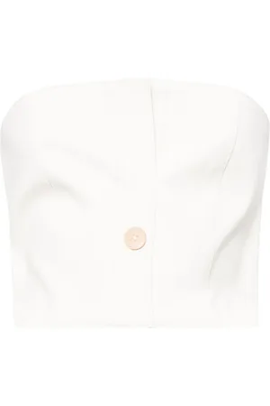 Rokh Croptop med knappdetalj