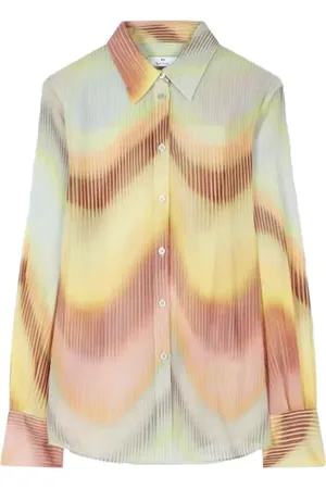 Paul Smith Gradient Wave skjorta med tryck