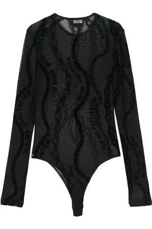 VERSACE Chain Couture body med utskuren detalj
