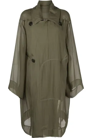 Rick Owens Halvskir trenchcoat