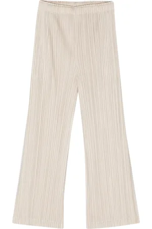 PLEATS PLEASE ISSEY MIYAKE Plisserade raka byxor