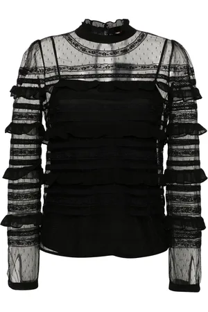 Twin-Set Blus med volangdetalj