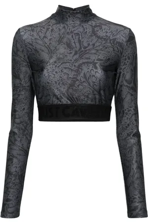 Roberto Cavalli Kort leopardmönstrad t