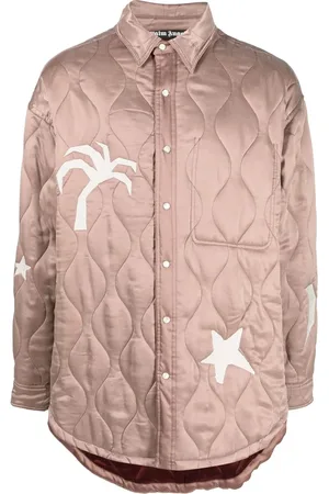 Palm Angels Life Is Palm quiltad jacka