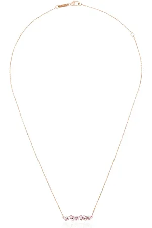 Suzanne Kalan Halsband i 18K roséguld med safir
