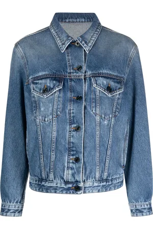 Jacob Cohen Jeansjacka med slitning