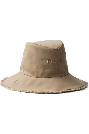 Prada Fiskehatt med broderad logotyp