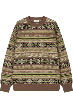 Studio Tomboy Fair Isle intarsiastickad tröja