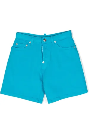 Dsquared2 Knälånga jeansshorts med fem fickor