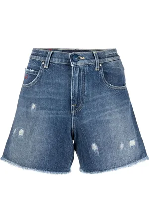 Jacob Cohen Jeansshorts med slitning