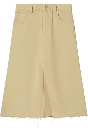 Tory Burch Asymmetrisk jeanskjol i midimodell