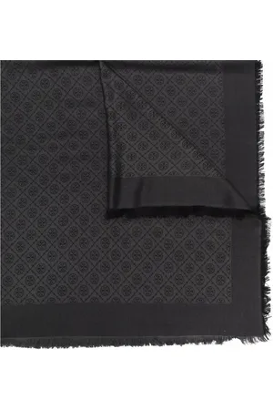 Tory Burch Halsduk med fransar och brodyr