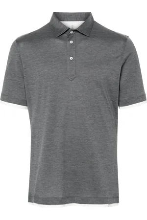 Brunello Cucinelli Pikétröja med logotyp