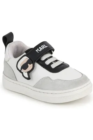 Karl Lagerfeld Lädersneakers med logotyp