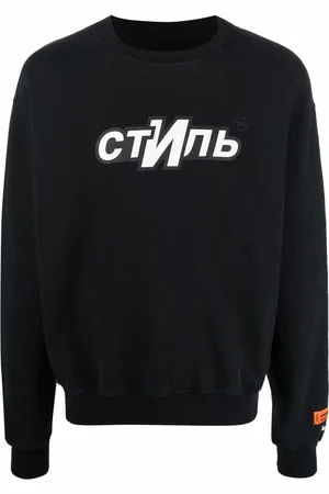Heron Preston Sweatshirt med logotyp
