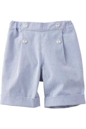 Familiar Shorts med dekorativ knapp