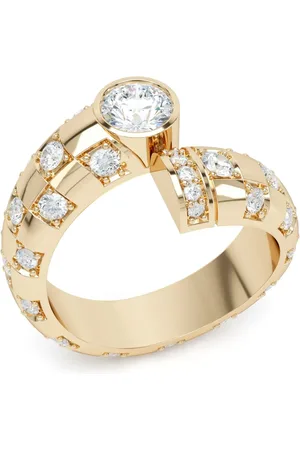 LOEV Toi Et Moi diamantring i 18K återvunnet gult guld